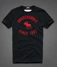 heren abercrombie korte tees since 1892 moose logo donkerblauw zwart rood Meer Betaalbare 75vbp995